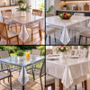 Imagen de Mantel de PVC transparente rectangular 183x137cm