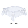 Imagen de Mantel de PVC transparente rectangular 183x137cm