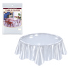 Imagen de Mantel de PVC transparente redondo 152cm