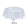 Imagen de Mantel de PVC transparente redondo 152cm
