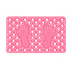 Imagen de Alfombra de baño goma rect. pie 34x64 cms