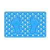 Imagen de Alfombra de baño goma rect. pie 34x64 cms