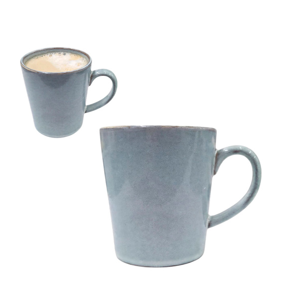 Imagen de Taza ceramica 9x9,5cm.-borde oscuro