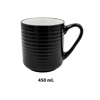 Imagen de Taza ceramica 9,5x10cm.-negro mate